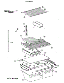 04 - Shelf Parts parts for Ge Refrigerator CTX21BAXBRAD from AppliancePartsPros.com