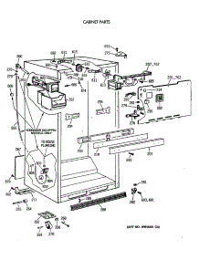 03 - Cabinet Parts parts for Ge Refrigerator CTX24GAXBRAA from AppliancePartsPros.com