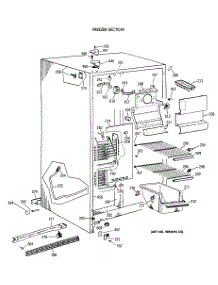 02 - Freezer Section parts for Ge Refrigerator CSX20BAXAAD from AppliancePartsPros.com