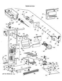 02 - Freezer Section parts for Ge Refrigerator CSX22KWXAAD from AppliancePartsPros.com