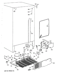 04 - Section4 parts for Ge Refrigerator CSX24GRXAAA from AppliancePartsPros.com