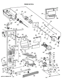 03 - Freezer Section parts for Ge Refrigerator CSX27DRXAAA from AppliancePartsPros.com