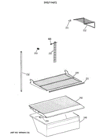 04 - Shelf Parts parts for Ge Refrigerator CTX18CIXCLAD from AppliancePartsPros.com