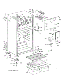 02 - Section2 parts for Ge Refrigerator CTE14CYTJRWH from AppliancePartsPros.com