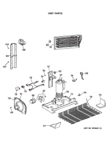 06 - Unit Parts parts for Ge Refrigerator MTX18BASERAD from AppliancePartsPros.com