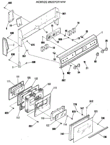 04 - Section4 parts for Ge Range LEB327GT1WW from AppliancePartsPros.com