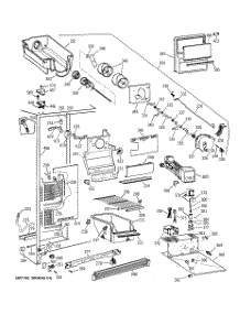 02 - Freezer Section parts for Ge Refrigerator CSK25GRYAAA from AppliancePartsPros.com