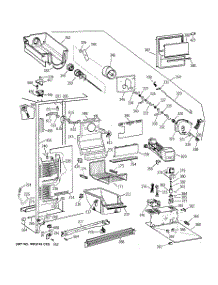 03 - Freezer Section parts for Ge Refrigerator CSK27PFZAAA from AppliancePartsPros.com