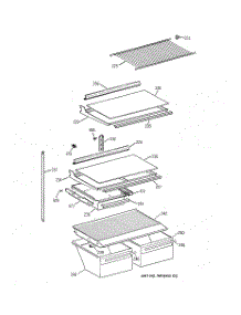 04 - Shelf Parts parts for Ge Refrigerator CTI18GIZHRWW from AppliancePartsPros.com