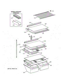 04 - Shelf Parts parts for Ge Refrigerator CTX18GAZLRAA from AppliancePartsPros.com