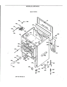 02 - Body Parts parts for Ge Range JBP24GV2 from AppliancePartsPros.com