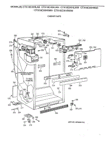 03 - Cabinet Parts parts for Ge Refrigerator CTX18CIXHLAD from AppliancePartsPros.com