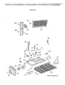 06 - Unit Parts parts for Ge Refrigerator CTX18GIXGRWW from AppliancePartsPros.com