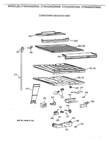 05 - Compartment Separator Parts parts for Ge Refrigerator CTX24GAXCRAA from AppliancePartsPros.com