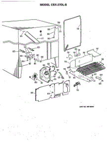 05 - Section5 parts for Ge Refrigerator CSX27DLB from AppliancePartsPros.com