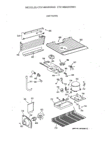 03 - Unit Parts parts for Ge Refrigerator CTX14BAXKRWH from AppliancePartsPros.com