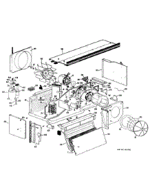 02 - Section2 parts for Ge Air Conditioner A2B718DXASEA from AppliancePartsPros.com