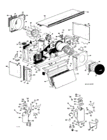 03 - Section3 parts for Ge Air Conditioner A3B669DACST1 from AppliancePartsPros.com