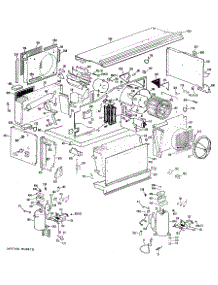 02 - Section2 parts for Ge Air Conditioner A2B399DAALR1 from AppliancePartsPros.com