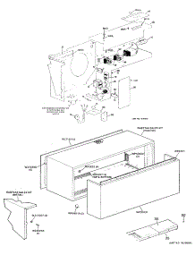 02 - Section2 parts for Ge Air Conditioner A3B583DCAL1Z from AppliancePartsPros.com