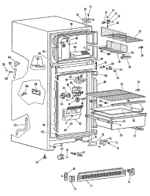 02 - Section2 parts for Ge Refrigerator TBF12DJD from AppliancePartsPros.com