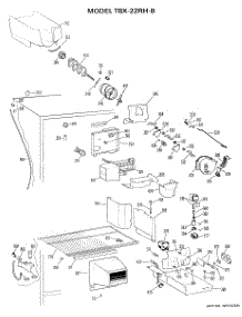 04 - Section4 parts for Ge Refrigerator TBX22RHBL from AppliancePartsPros.com