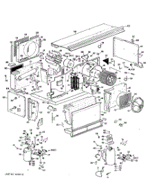 02 - Section2 parts for Ge Air Conditioner A3B593DEALQ2 from AppliancePartsPros.com