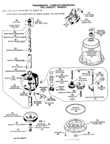 04 - Transmission - Complete Breakdown parts for Ge Washer WWA7010GAL from AppliancePartsPros.com