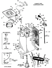 03 - Cabinet And Suspension Asm. parts for Ge Washer WWA8700LAL from AppliancePartsPros.com