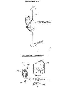 06 - Pinch Valve Asm. parts for Ge Washer WWA8700LAL from AppliancePartsPros.com