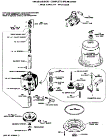 04 - Transmission - Complete Breakdown parts for Ge Washer WWA5710MAL from AppliancePartsPros.com
