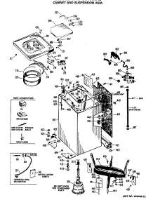 03 - Cabinet And Suspension Asm. parts for Ge Washer WWA8810MAL from AppliancePartsPros.com