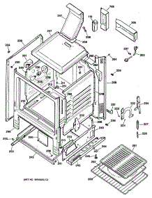 04 - Section4 parts for Ge Range JGBS23GEV1WH from AppliancePartsPros.com