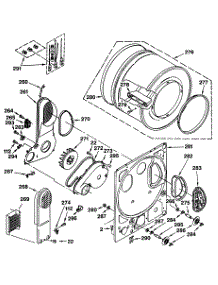 04 - Section4 parts for Ge Washer Dryer Combo WSM2420SEZAA from AppliancePartsPros.com