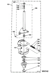 11 - Section11 parts for Ge Washer Dryer Combo WSM2420SEZAA from AppliancePartsPros.com