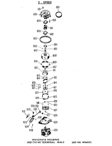 05 - 2-Speed parts for Ge Washer WLW2330BAL from AppliancePartsPros.com