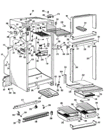 02 - Section2 parts for Ge Refrigerator CTF15EBG from AppliancePartsPros.com