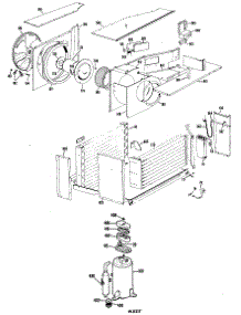 02 - Section2 parts for Ge Air Conditioner KM515DPE1 from AppliancePartsPros.com