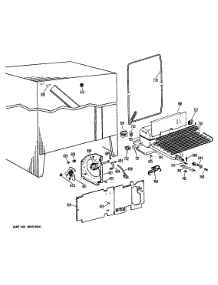 04 - Section4 parts for Ge Refrigerator CSF20ECC from AppliancePartsPros.com