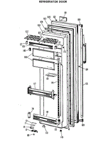 02 - Refrigerator Door parts for Ge Refrigerator CSF22TCB from AppliancePartsPros.com