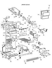 03 - Freezer Section parts for Ge Refrigerator CSF24DCM from AppliancePartsPros.com
