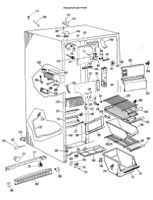 03 - Freezer Section parts for Ge Refrigerator CSF22TCM from AppliancePartsPros.com