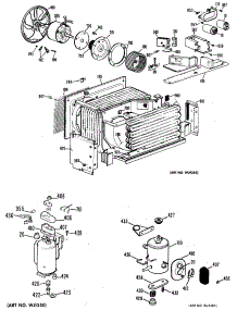 02 - Section2 parts for Ge Air Conditioner KQ908ASQ1 from AppliancePartsPros.com