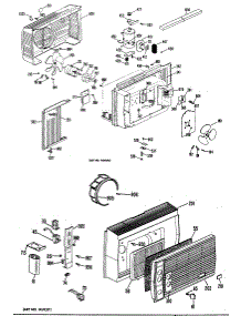 02 - Section2 parts for Ge Air Conditioner KT104FSL1 from AppliancePartsPros.com