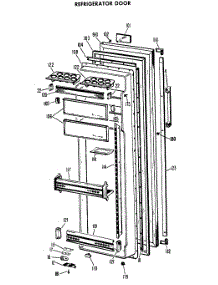02 - Refrigerator Door parts for Ge Refrigerator CSX22TFB from AppliancePartsPros.com