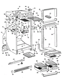 02 - Section2 parts for Ge Refrigerator CTF15EFB from AppliancePartsPros.com