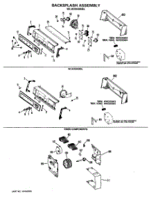 02 - Backsplash Assembly parts for Ge Washer WLW3000BBL from AppliancePartsPros.com