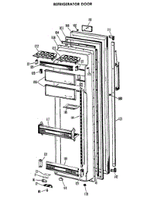 02 - Refrigerator Door parts for Ge Refrigerator CSX22TGB from AppliancePartsPros.com
