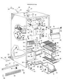03 - Freezer Section parts for Ge Refrigerator CSX22TGB from AppliancePartsPros.com
