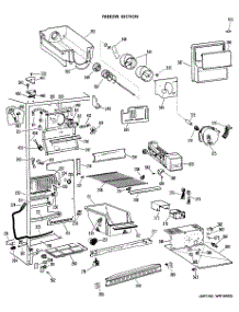 02 - Freezer Section parts for Ge Refrigerator CSX24DGB from AppliancePartsPros.com